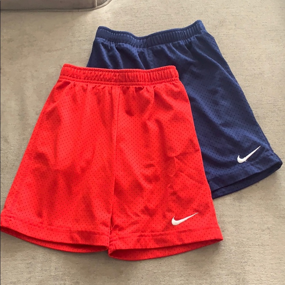 2 pair of boys Nike shorts